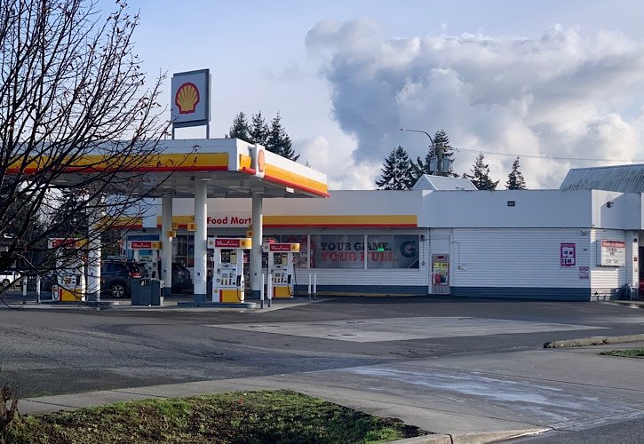 gas station