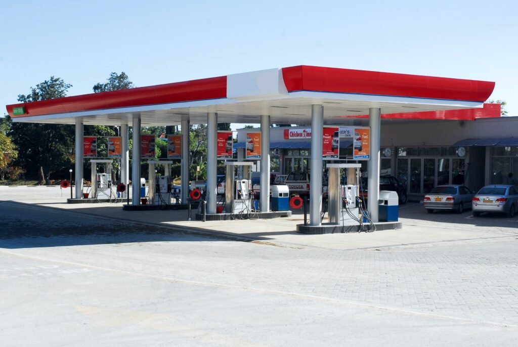 gas station