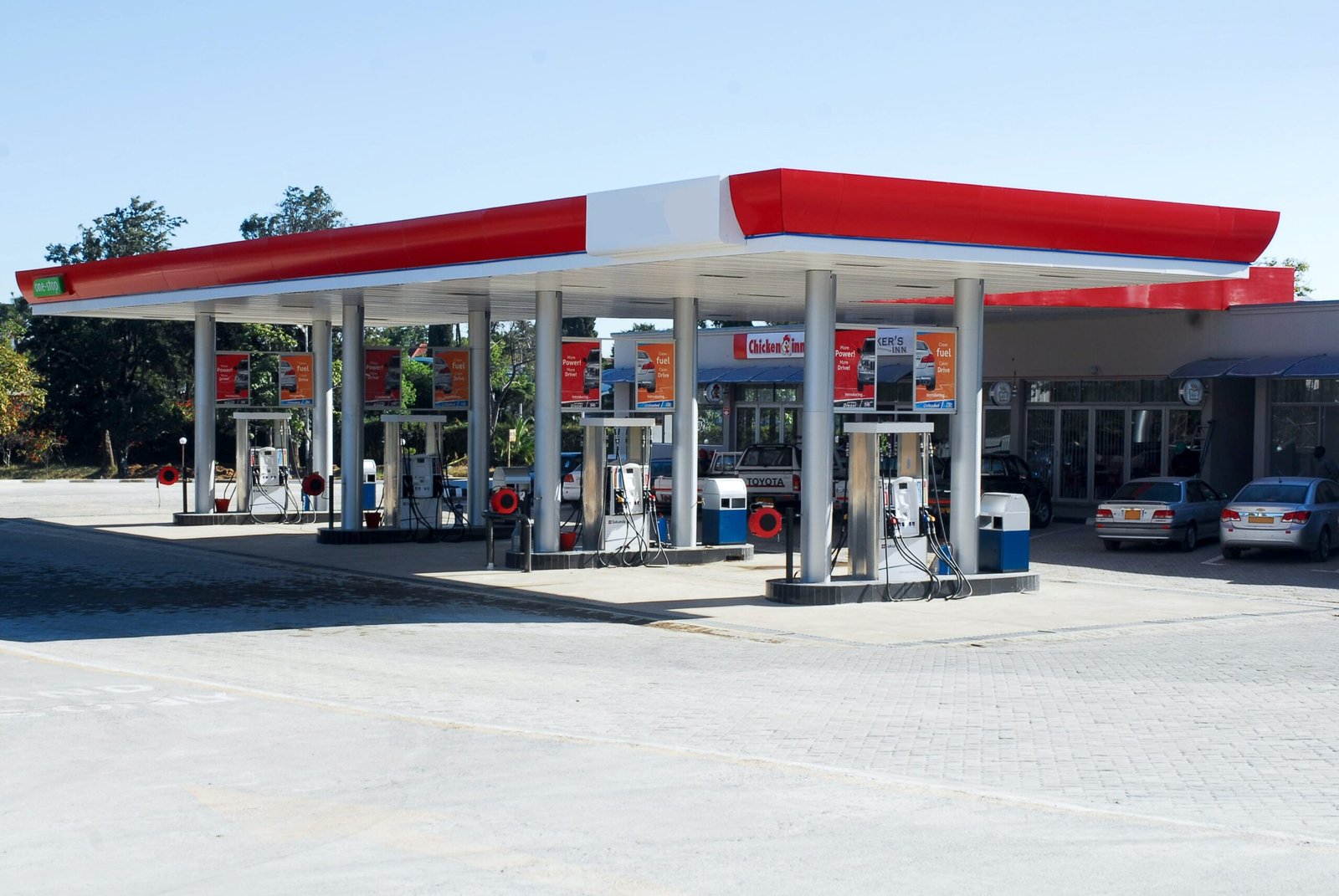 gas station